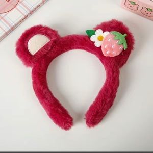 Disney Inspired Lotso Strawberry Ears
